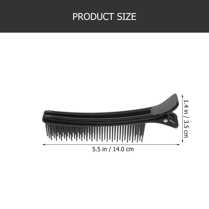 Beaupretty 2pcs Hair Stylist Nonslip Hair Clips Comb for Professional Salon Sectioning Haircuts Dying Hair DIY Accessories - Image 2